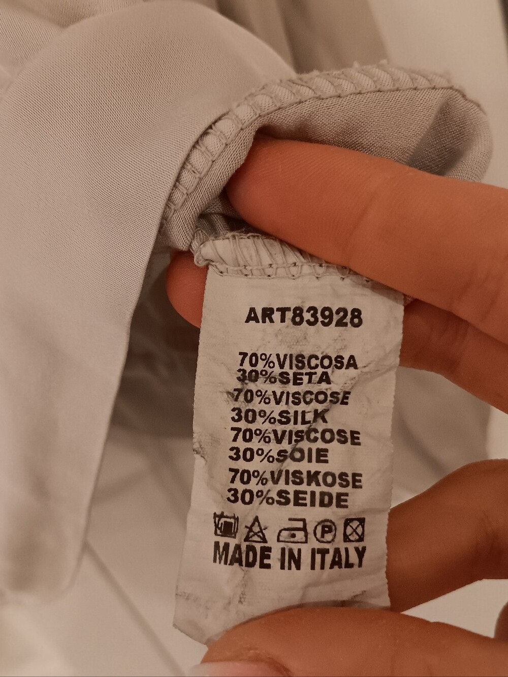 Genuine Silk Bomber Jacket - Made in Italy - Picture 8 of 8